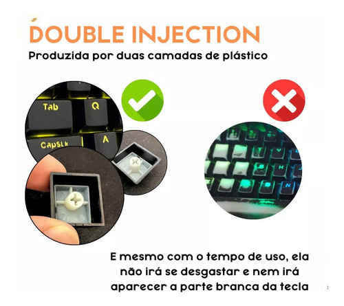 Teclado Gamer Semimecânico Rgb Led Retroiluminado Computador
