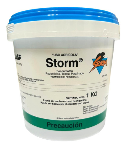 Imagen 1 de 6 de Veneno Para Rata- Raton Storm 1 Kg Anticoagulante