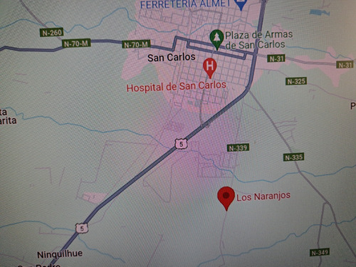 San Carlos - Casa Y Sitio Sector Los Naranjos,   Ruta N-335