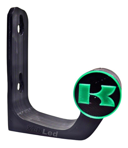 Imagen 2 de 5 de Gancho Porta Casco Moto Soporte Kawasaki - Xebled