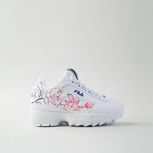 Fila Disruptor Ii Blanco Flores De Preescolar