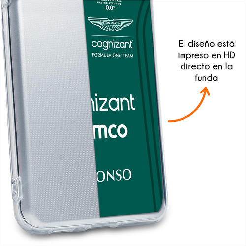Funda Para Oppo Aston Martin Fernando Alonso F1 Anticaída