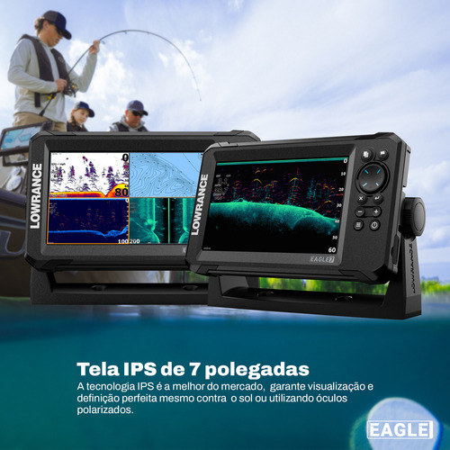 Gps Sonar Lowrance Eagle 7 Tripleshot Hd Row
