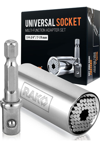 Agarre De Enchufe Universal (7-19 Mm) Llave De Trinquet...