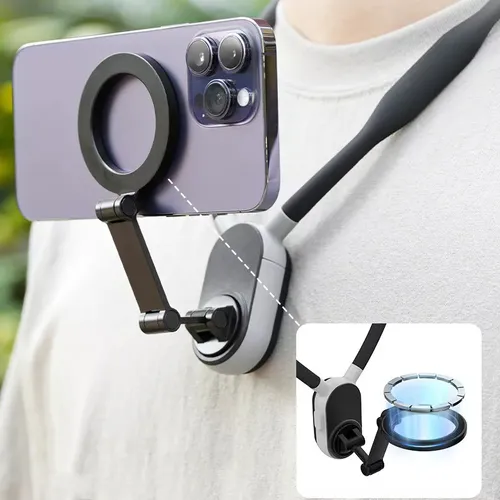 - Soporte Magnético Para El Cuello Para Teléfonos Celulares