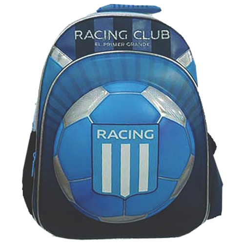 Mochila Espalda Grande 16p 3d Futbol Racing Club Rc002 Mania