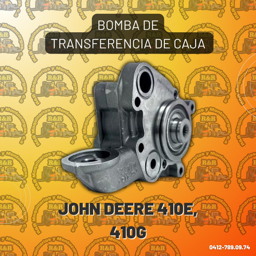 Bomba De Transferencia De Caja John Deere 410e, 410g