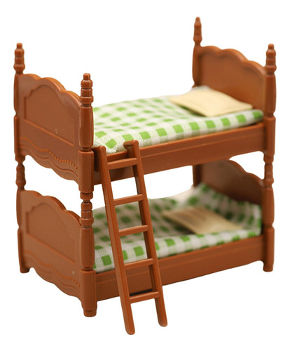 Casa De Muñecas Litera Cama Con Dosel Cama De Dos Pisos