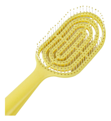 Cepillo Para Cabello Ovalado Ventilado Colores Pastel