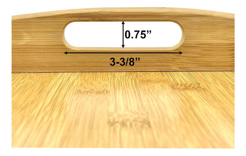 Bandeo De Bambú Natural Bam & Boo Siring Rectangular Extra X