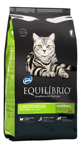 Equilibrio Gatos Castrado Adulto - 1,5 Kg