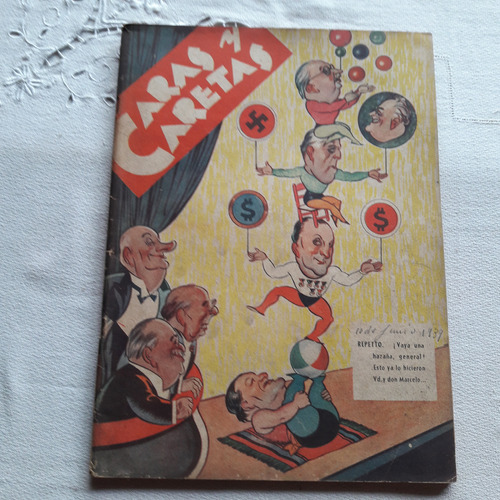 Revista Caras Y Caretas Nº 2121 Vida Quintana Roosevelt 1939