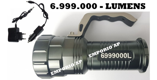 Lanterna Holofote Led 6999000 Lumens Potente +forte Que X900