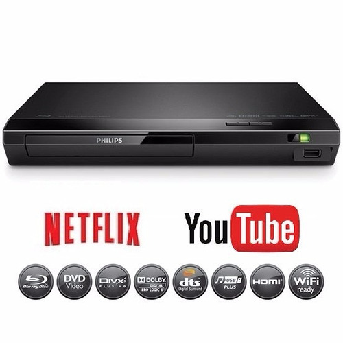 Reproductor Bluray Philips Bdp2305 Usb Wifi Netflix Youtube