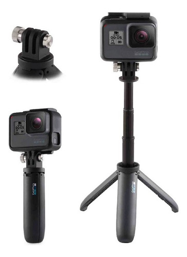 Imagen 7 de 11 de Baston Tripode Shorty Gopro Extensible Afttm-001 Original