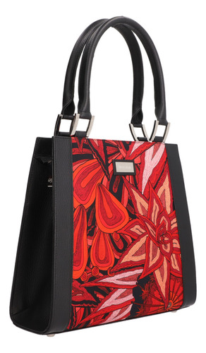 Bolsa Yaab Pineda Covalin Santuario Cactáceas Color Rojo