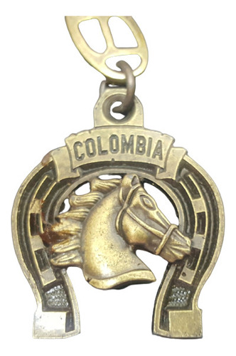 Llavero Herradura Y Caballo Colombia (buena Fortuna)