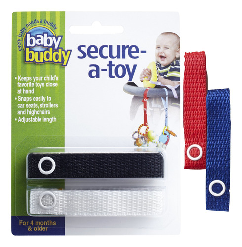 Baby Buddy Secure-a-toy, Correa De Seguridad Asegura Juguet.