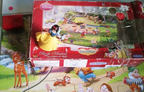 Puzzle Musical Blancanieves Con Pista Y Musica 48 Piezas