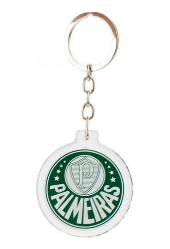 Chaveiro Escudo Time Acrílico 5cm - Palmeiras