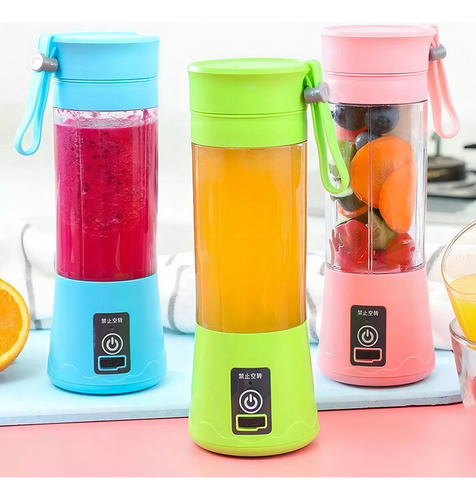 Mini Liquidificador Mixer Garrafa Copo Portátil Recaregável