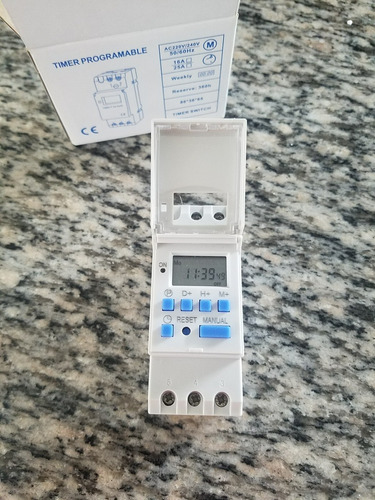 Temporizador Digital Programable Bobina 220v 1nc 1no