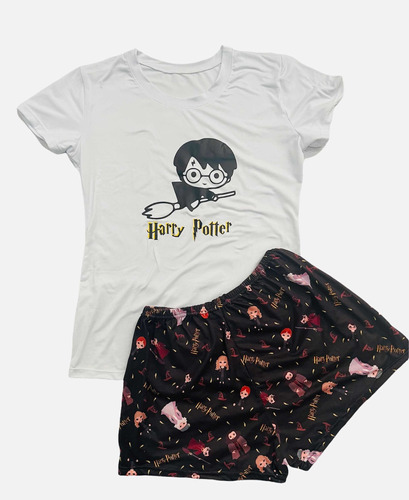 Pijama Harry Potter Short Dama