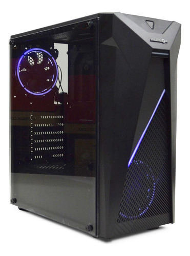 Gabinete Rgb Aureox Sculptor Fan X2 Templado Atx Pc