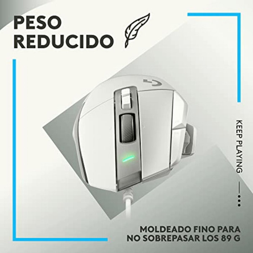 Logitech G502 X Mouse Con Cable Para Gaming Interruptores