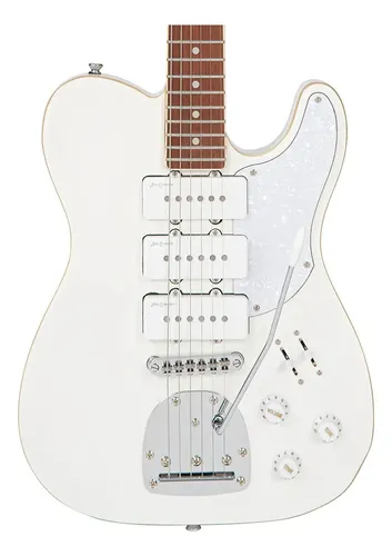 Guitarra Vintage Revo Vrbt72aw Trio Artic White Destro Artic White
