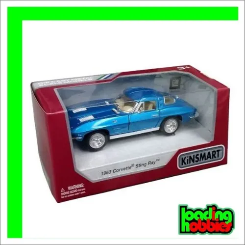 Auto Chevrolet Corvette 1963 Kinsmart Escala 1 36 Friccion