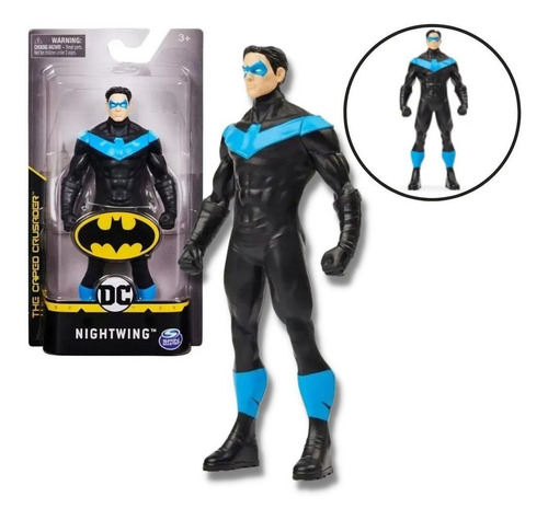 Boneco Asa Noturna Nightwing 15cm - Dc - Batman Spin Master