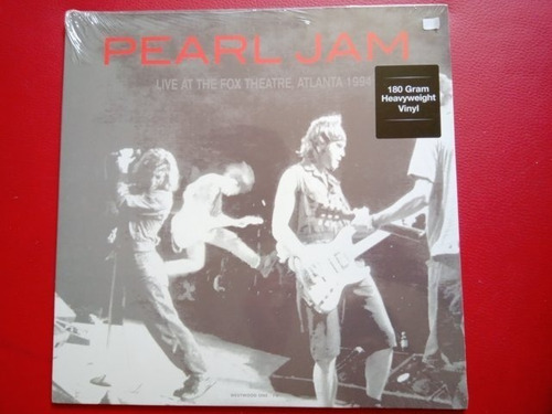 Vinilo (lp) Pearl Jam Live At The Fox Theatre, Atlanta Tz035