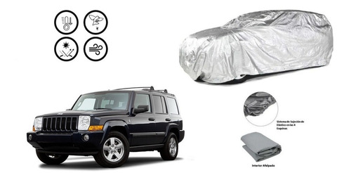 Cubierta Funda Cubre Auto Afelpada Jeep Commander 3.7l 2010