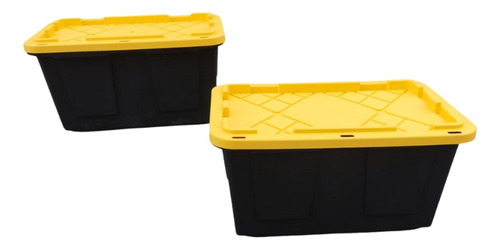 Caja De Plástico Uso Rudo Almacenamiento 2pz Grenmade 102 Lt