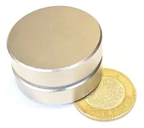 Comprar Imanes Neodimio 40x10mm Cilíndricos 2 Piezas