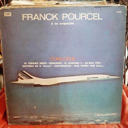 Vinilo Franck Pourcel Y Su Orquesta Concorde Ww O2