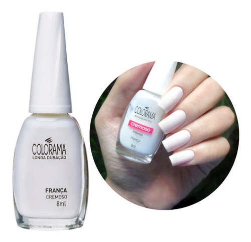 Esmalte Colorama França Coleção Branquinhos Longa Duração Cor Branquinho