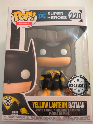 Figura Pop Dc Comics Linterna Amarilla Batman Exclusivo