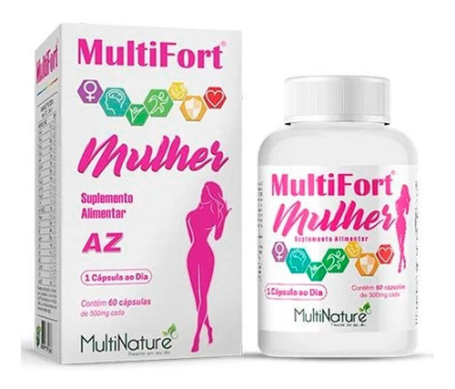 Multivitaminico Para Mulher 60 Caps Não Engorda