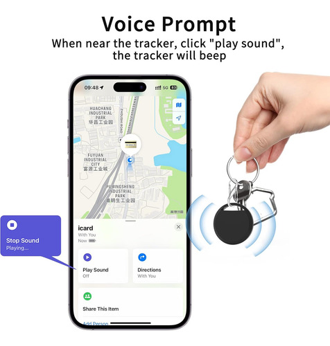 2pcs Smart Tag Localizador Gps Compatible Con Find My