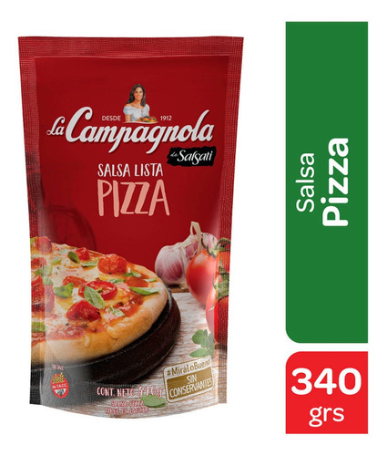Salsa Lista Pizza La Campagnola X 340 Gr
