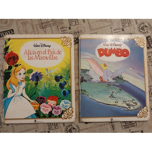 Coleccion De 6 Libros Clásicos 1981 Walt Disney Dumbo Bambi (Usado)