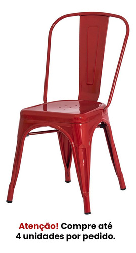 Imagem 1 de 5 de Cadeira Tolix Iron Design Industrial Várias Cores