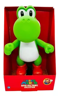 Boneco Yoshi Mario Articulável 19cm Action Figure Vinil