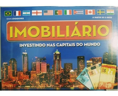 Jogo Imobiliário Tabuleiro Investindo Nas Capitais Do Mundo