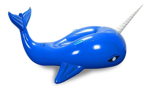 Camastro De Narval Ballena Unicornio Gigante Mide 1.82m