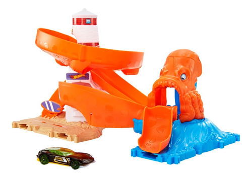 Pista Pulpo- Giro Didactico Hot Wheels