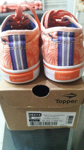 Zapatillas Topper Mod. Náutico Tucan! Oportunidad!!