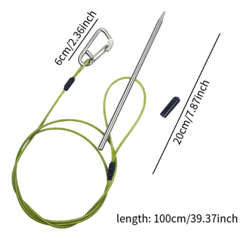 Herramienta De Pesca De Cable Longitud De La Cuerda 100 Cm
